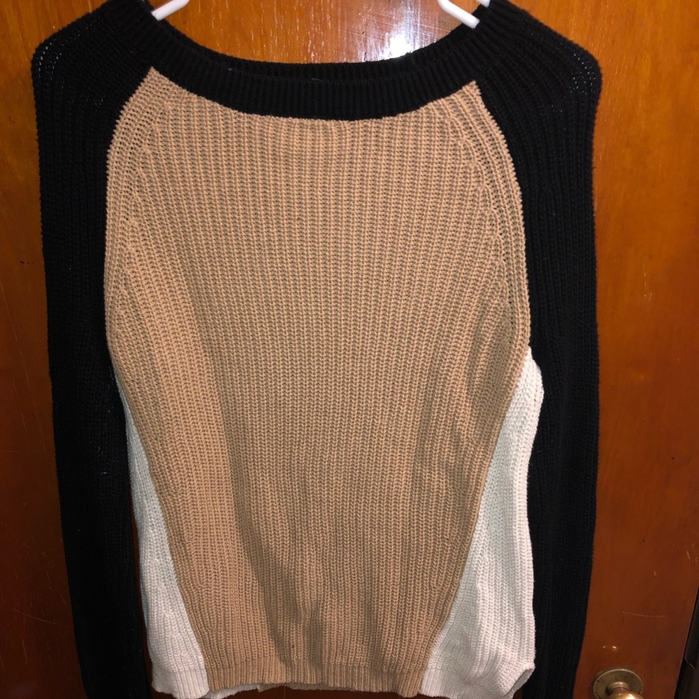 Express Color Block Sweater